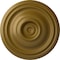 Ekena Millwork Traditional Ceiling Medallion (Fits Canopies up to 4"), Hand-Painted Gold, 14 3/4"OD x 1 3/4"P CM14TRGLS - alternate 1
